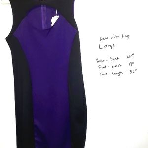 New w tag Large Purple Retro Cocktail Dress